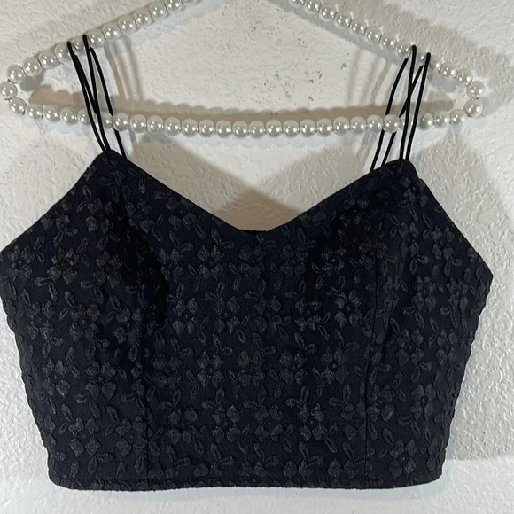 SHEIN 3 Piece Set Privé Solid Cami Top & Shorts & Single Button Blazer Black XL - Picture 8 of 15